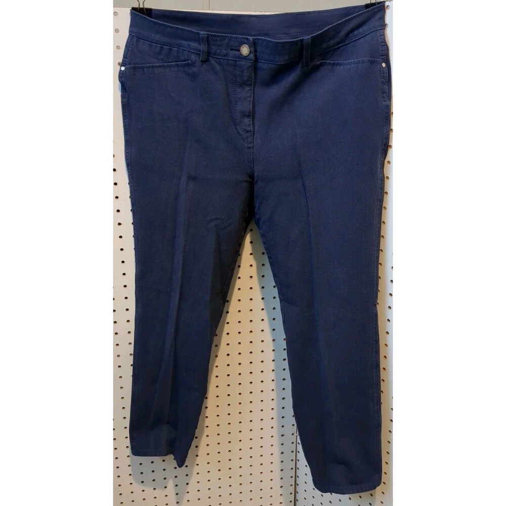 Chicos So Slimming Jeans Size 2 (12/Large) Blue